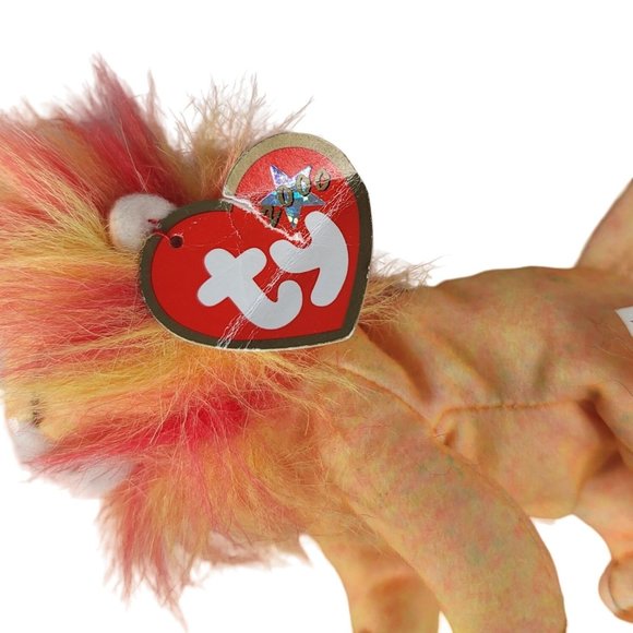 2/$15 VTG Ty Teenie Beanie Babies Bushy The Lion Plush McDonalds Hang Tag 2000 - Picture 8 of 11